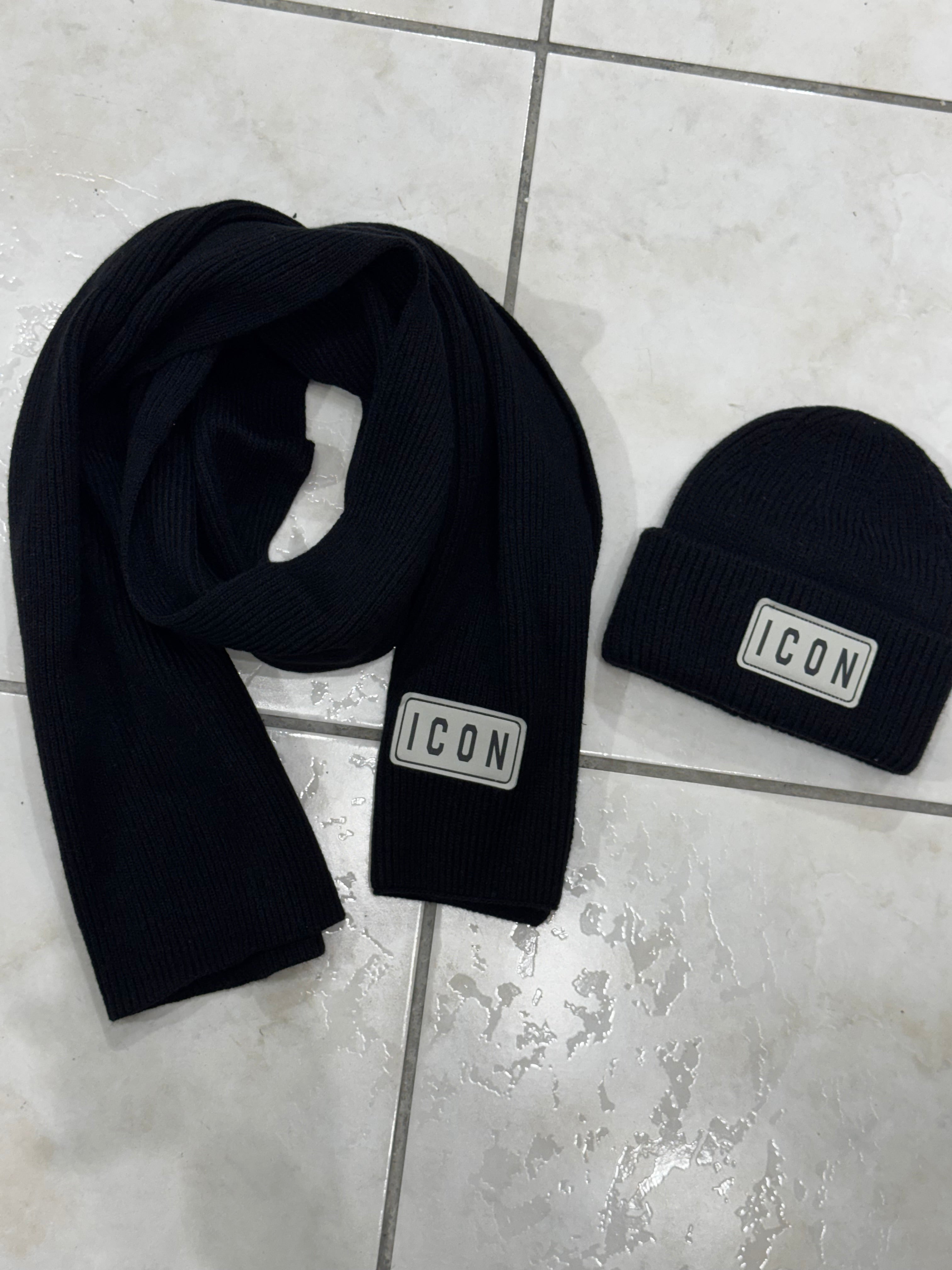 Cappello + sciarpa logo pach