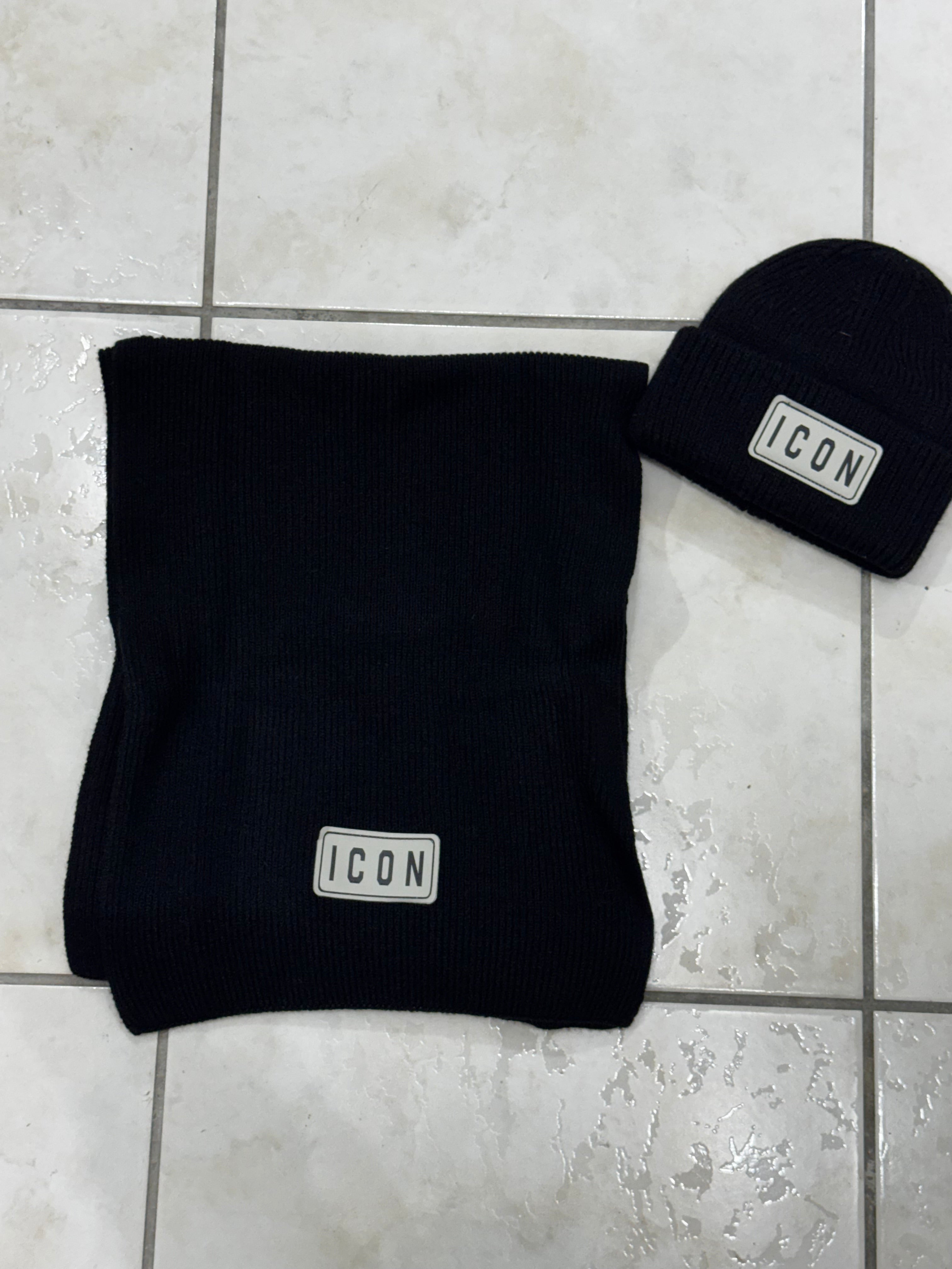 Cappello + sciarpa logo pach