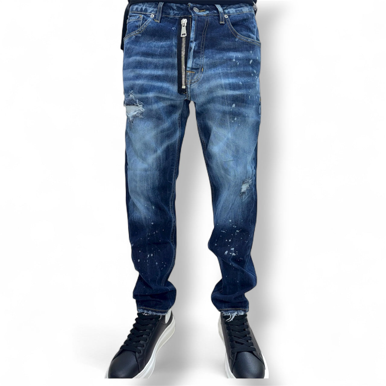 Jeans MFN zip laterale