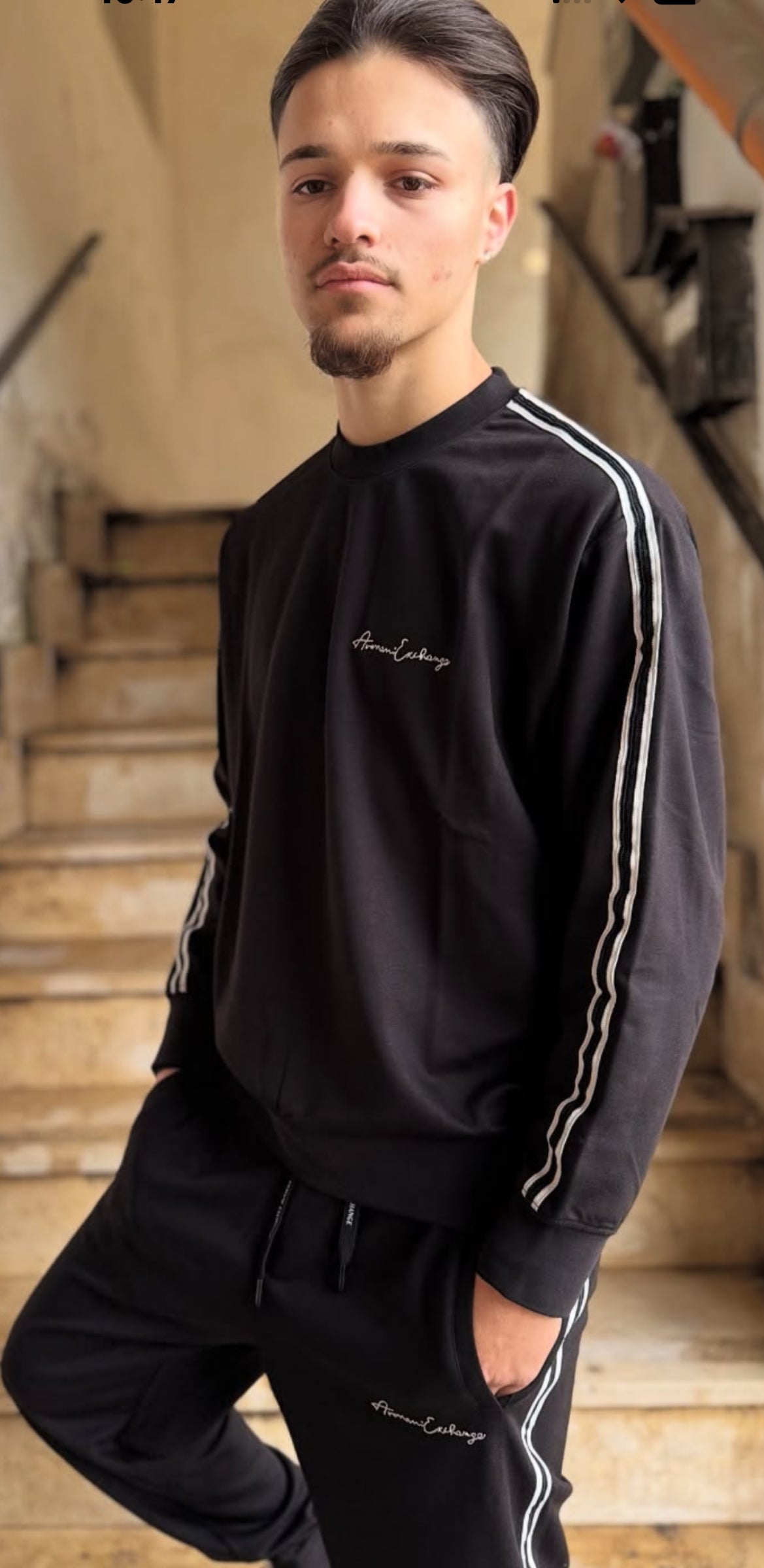 completo tuta armani exchange