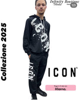 tuta completa icon logo schizzi