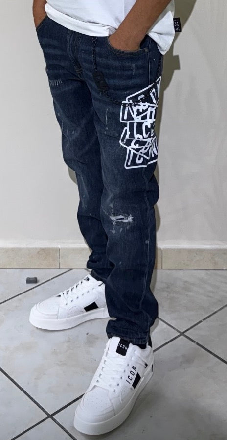 Jeans ICON in denim blu