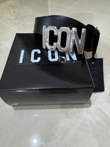 CINTURA ICON LOGO ARGENTO