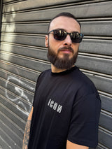 T-shirt Icon logo ricamo lato cuore