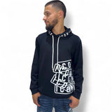 Felpa con Cappuccio Nera "ICON" - Stile Urbano e Comfort Inconfondibile