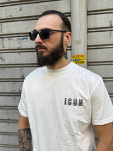 T-shirt Icon logo ricamo lato cuore