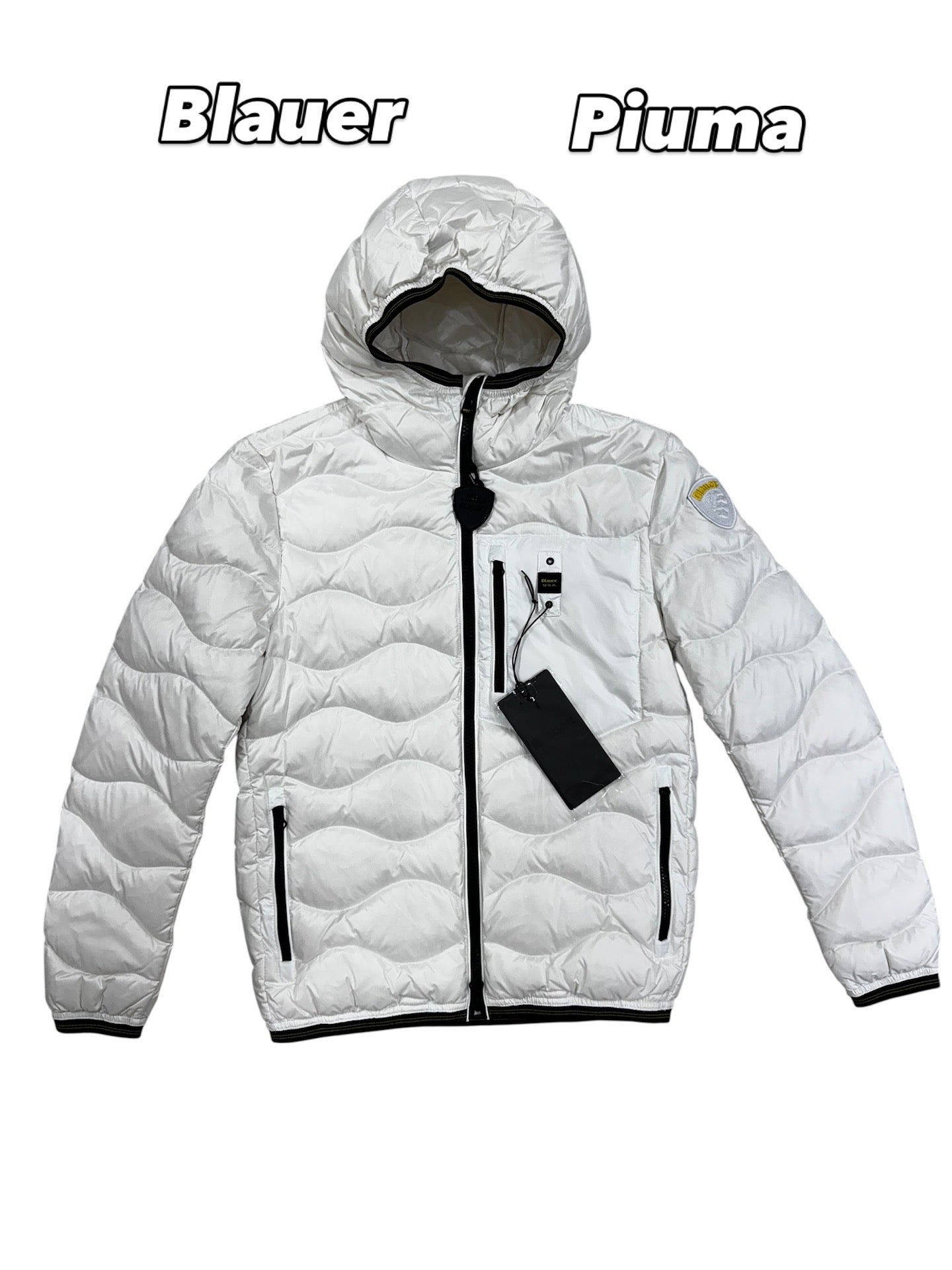 Giacca Blauer Uomo in Piuma d’Oca – Bianco